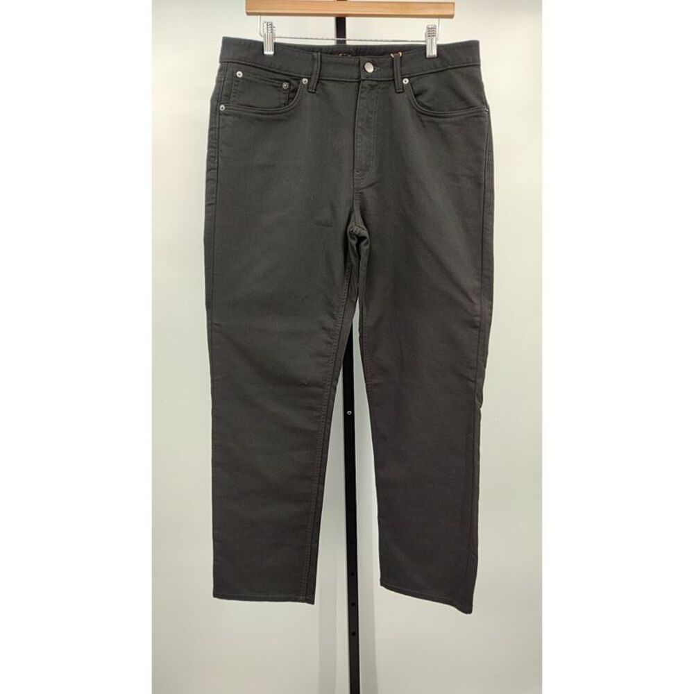 Quince Men Comfort Stretch Traveler 5 Pocket Pants Straight Dark Charcoal 34